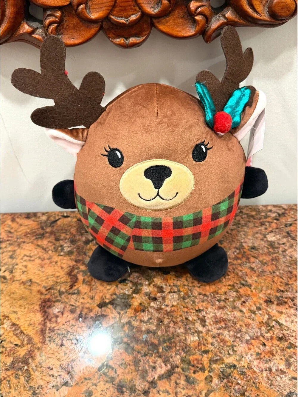 Jingle Bell Lane Christmas Reindeer Plush Toy